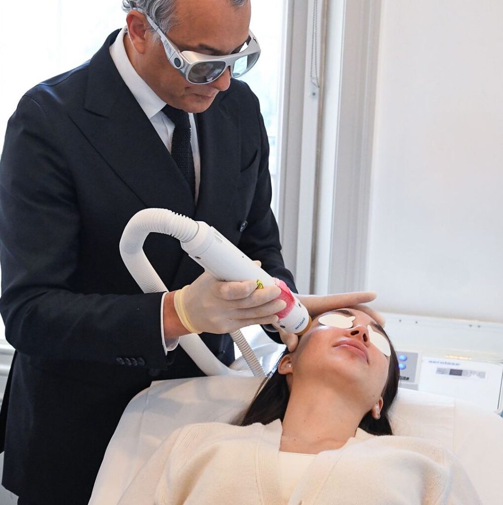 Olivier Amar Cosmetic Surgery London Aerolase Era Laser Skin Resurfacing before and after